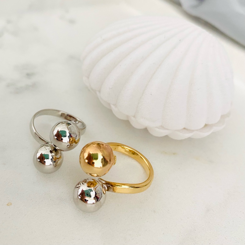 Adjustable Double Ball Ring